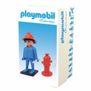 Statuetta vintage del pompiere Plastoy Playmobil