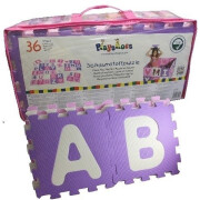 Tappeto puzzle per bambini Playshoes Eva Pastel (x36)